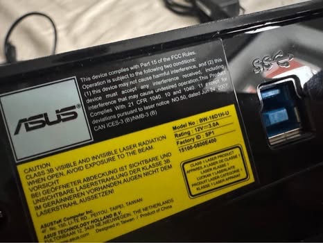 Blu-Ray Mechanika ASUS BW-16D1H-U - 2