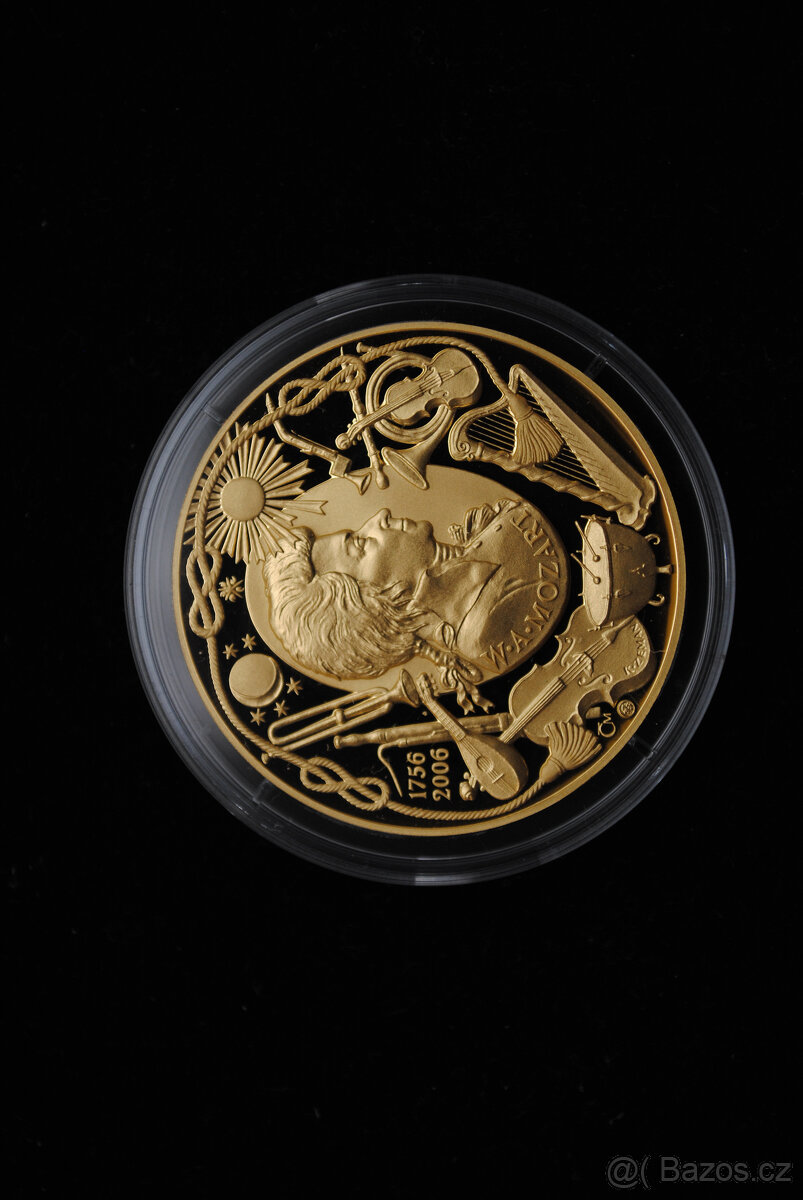 Zlato 1 OZ Au 999,9 - nízký náklad 200 ks číslováno - 2