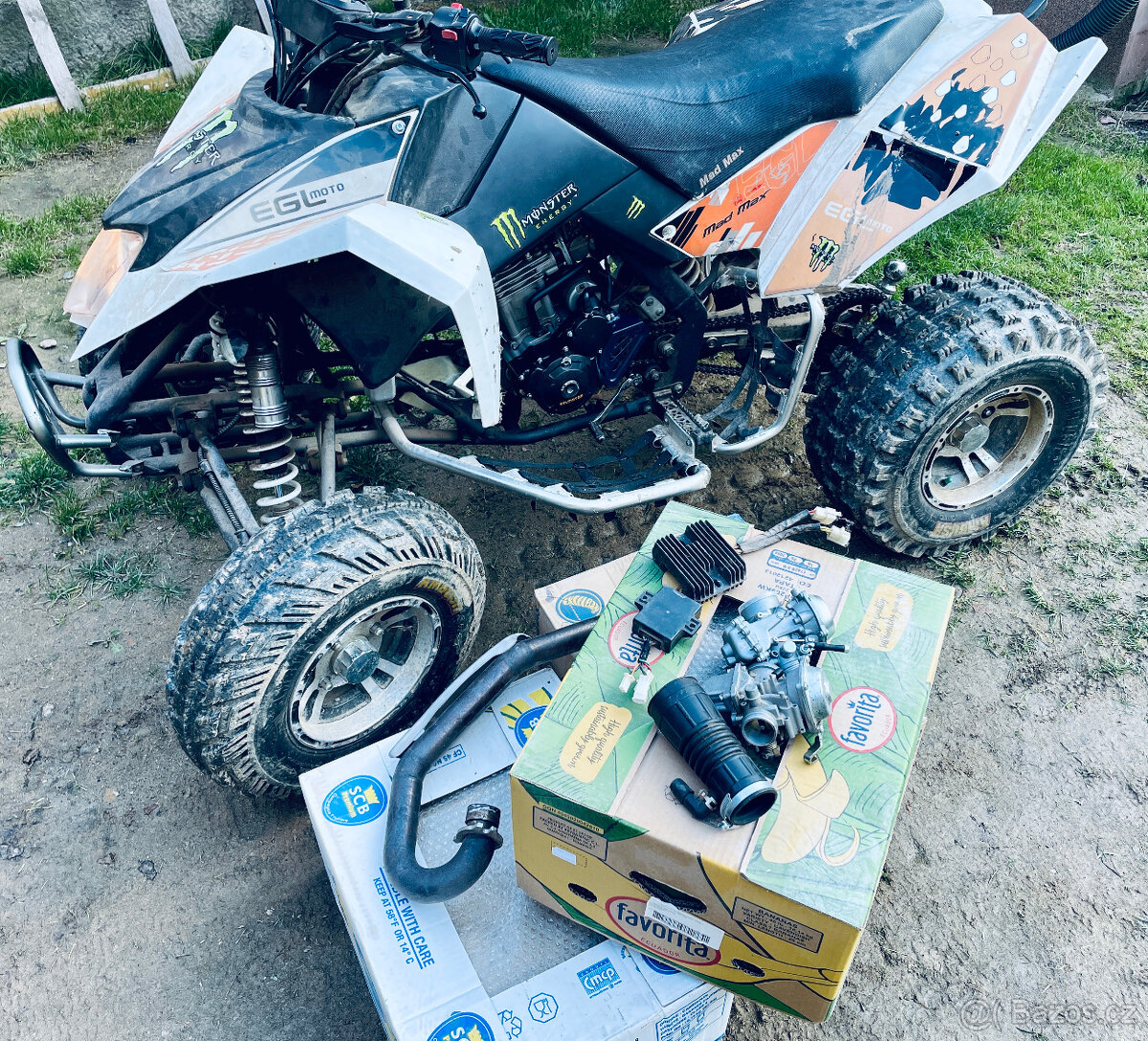 MAD MAX 300 - EGL motor - PLUS DÍLY a DÍLY KOMPLET MOTOR