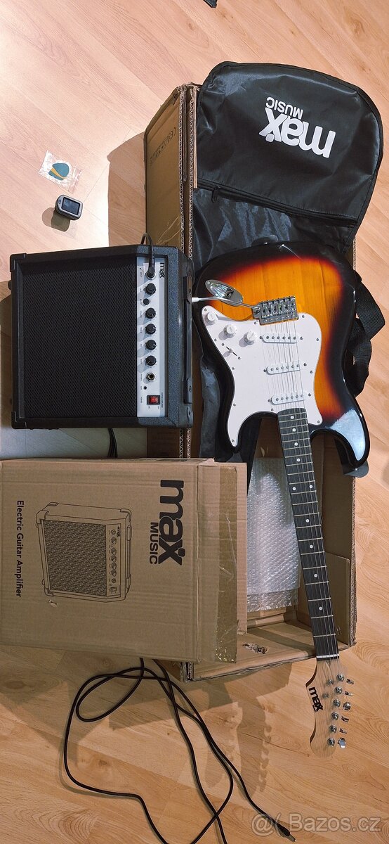Set elektrické kytary se zesilovačem, nová, nehraná - 2
