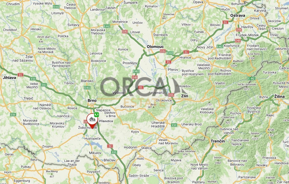 0,36 ha pozemků v k.ú. Přísnotice - 2