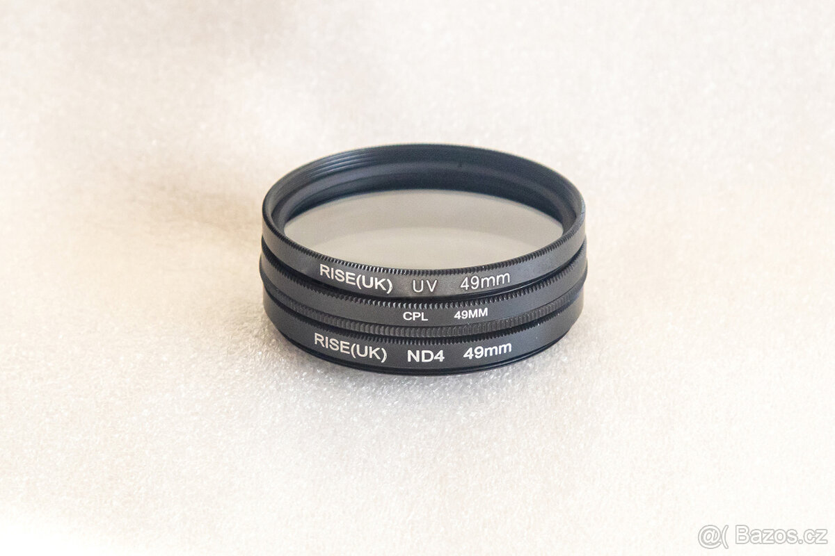 UV+CPL+ND4 pr. 46,49,52,55,58,62,67,72,77 nebo 82 mm - 2