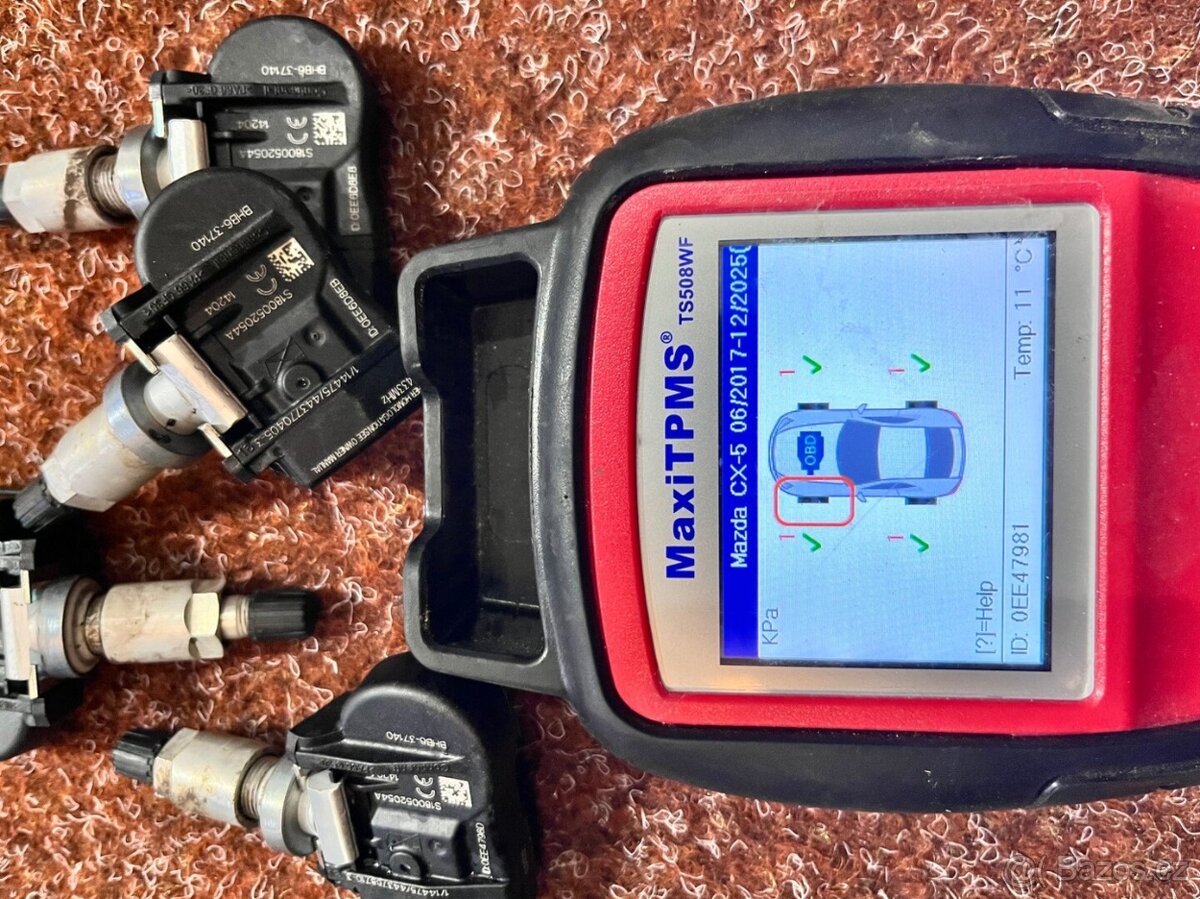 TPMS - senzory Mazda CX7 - CX5 - CX30 - otestované - 2