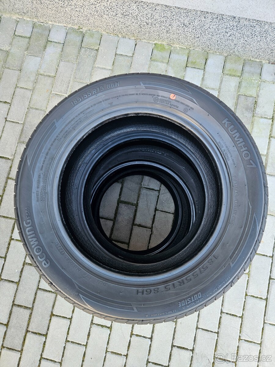 KUMHO 185/55 R15, NOVÉ - 2
