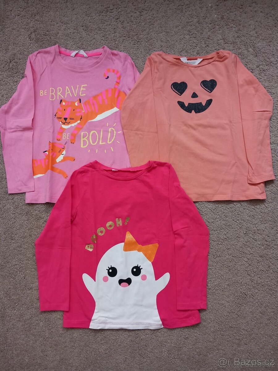 Trička vel 110-116 - 2