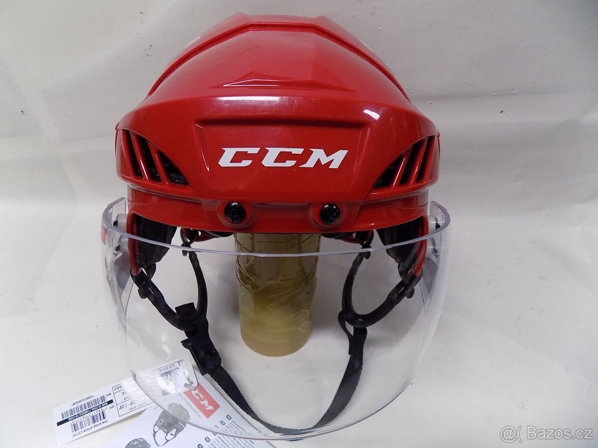 Hokejová helma CCM FL 40 (vel.M) + plexi Carbon Speed - NOVÁ - 2