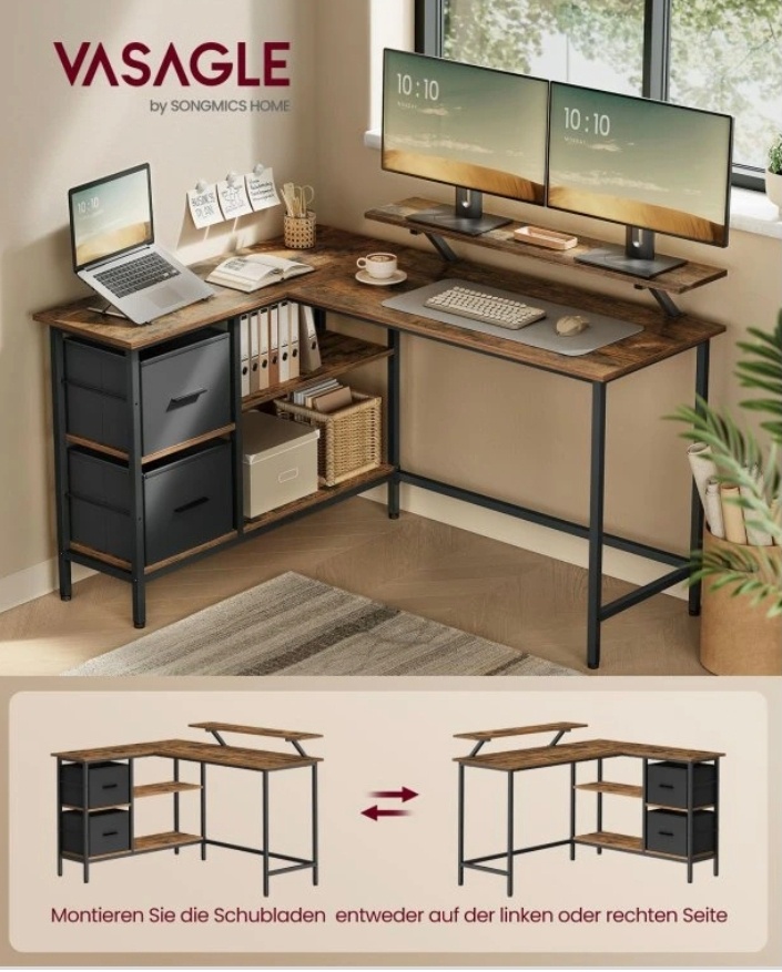 Industriální stůl do L - 2