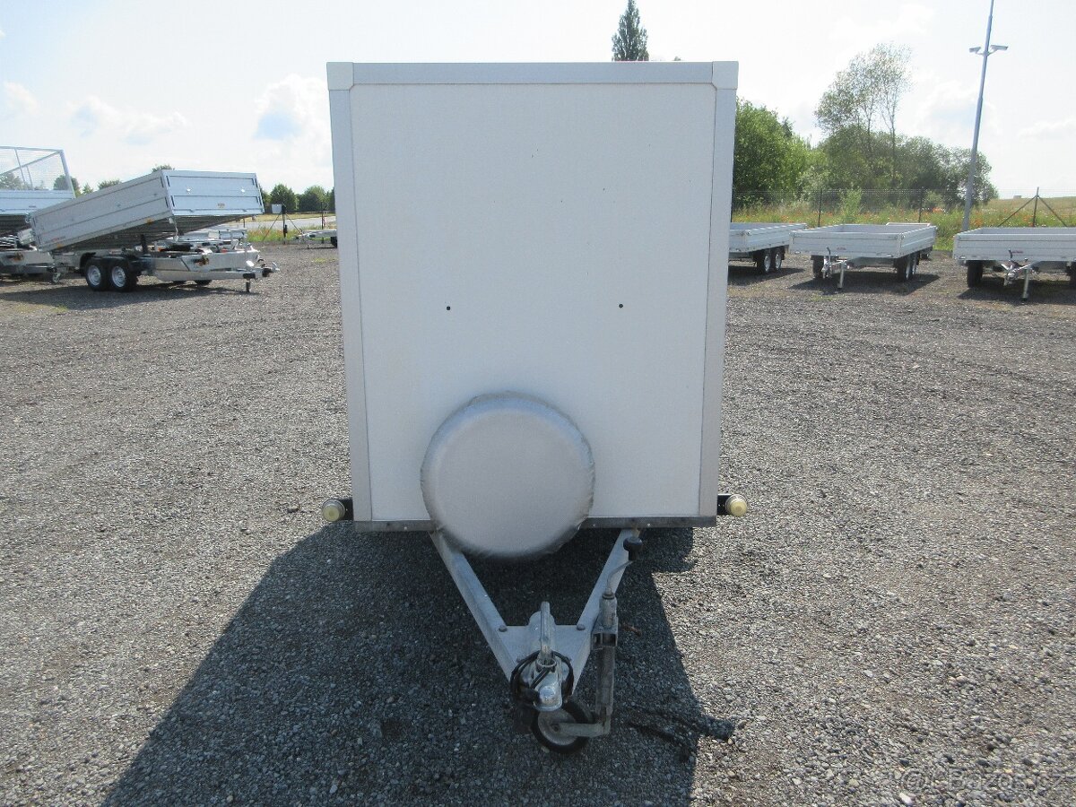 Bazarový přívěs ZV 26 N1 skříň 2,50x1,25/1,50 - 2