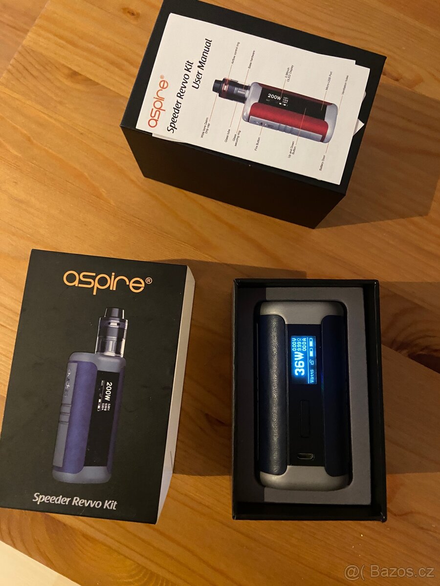 Elektronická ciga reta Aspire Speeder Revvo 200W TC sada - 2
