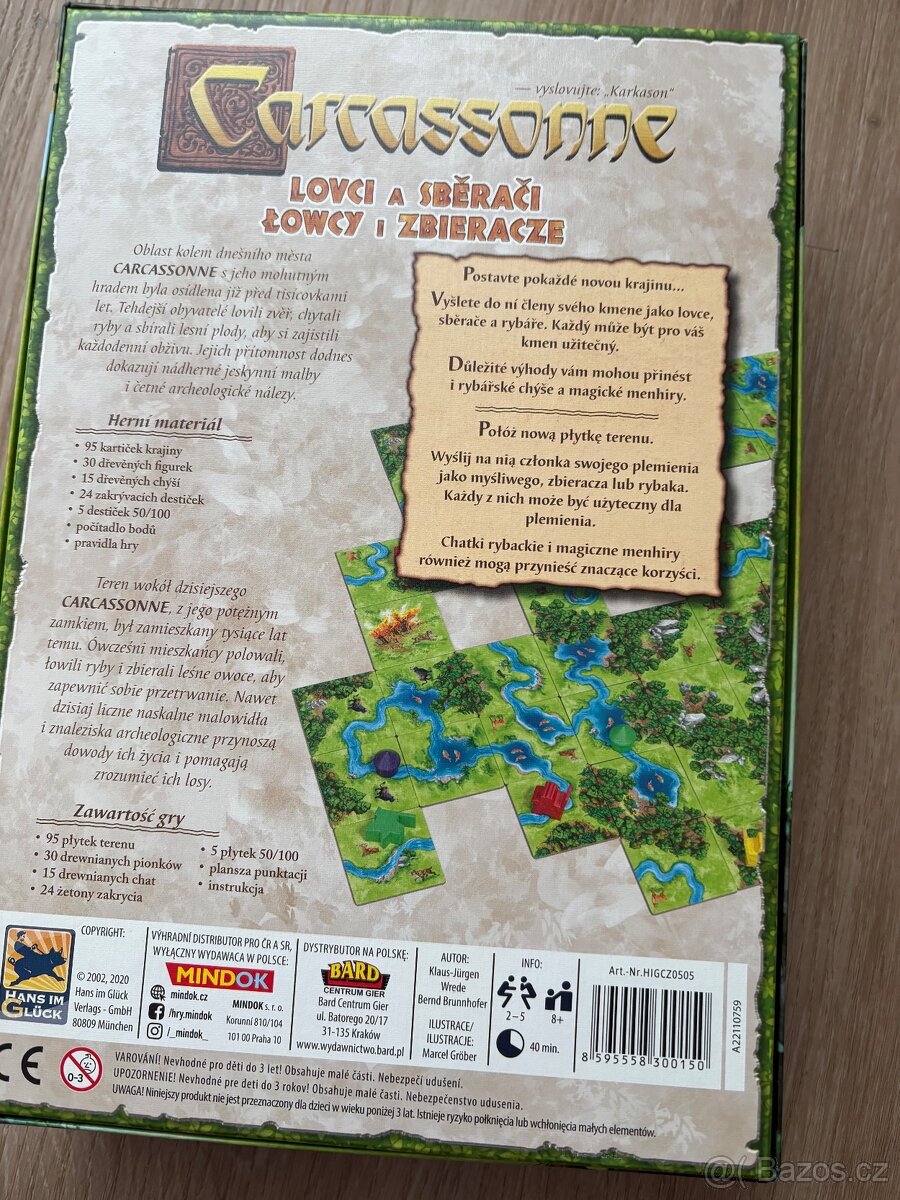 Prodám deskovou hru Carcassonne - 2