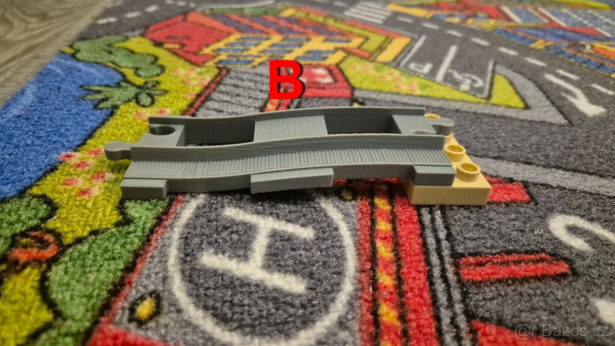 Duplo vlak, kolej přejezdy - 2