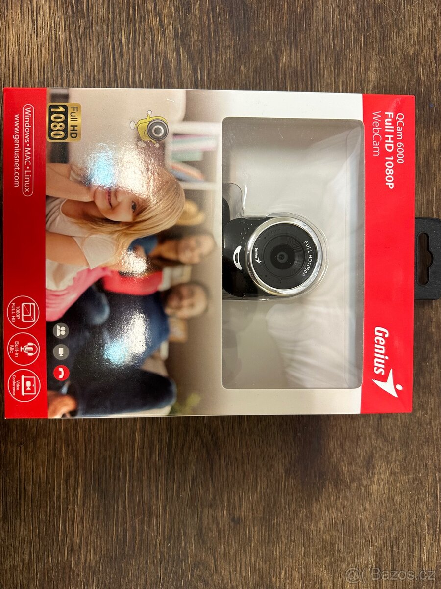 Webkamera Genius QCam 6000, Full HD - Nová - 2