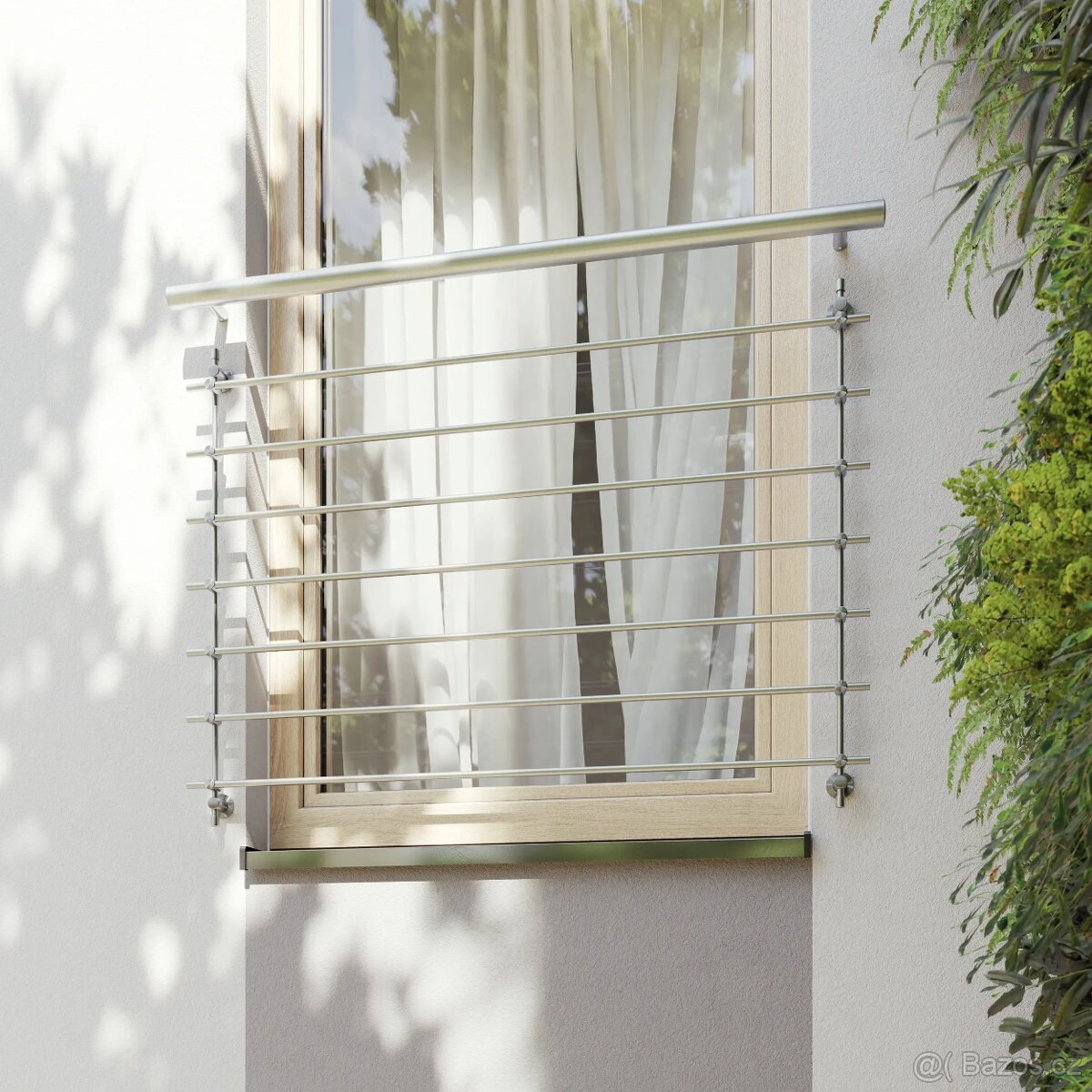 JAP KARINA nerezové zábradlí, okenní zábrany 3ks - 2