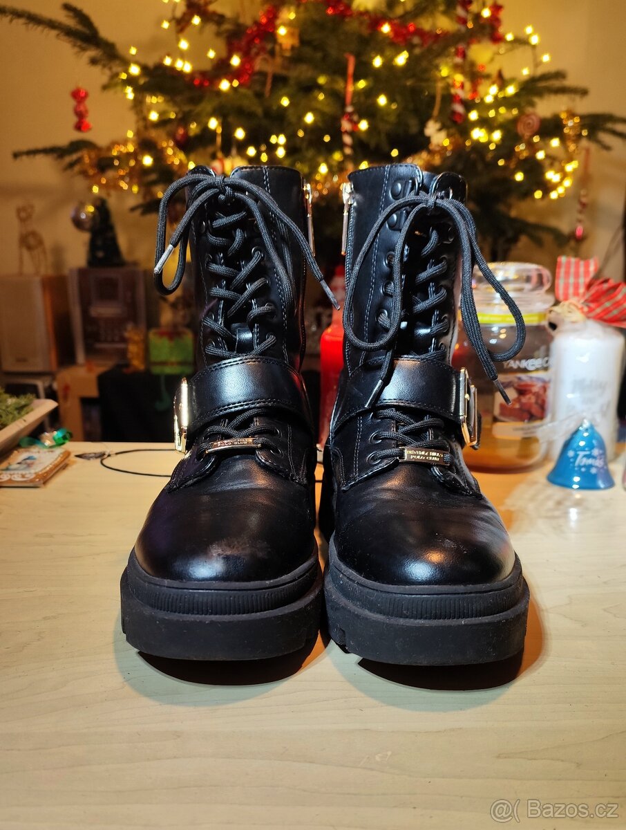 Dámské kotníkové boty s platformou vel. 40 - 2