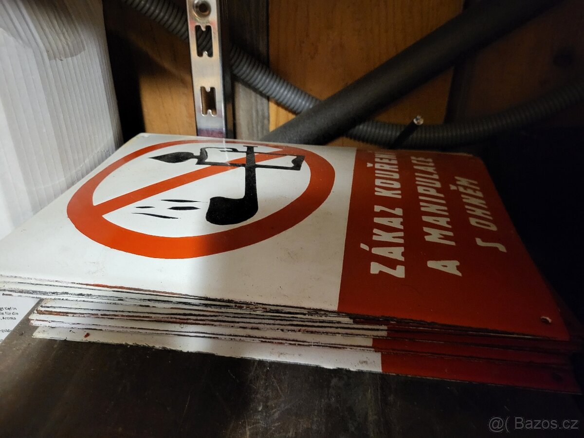 Smaltované cedule - 2