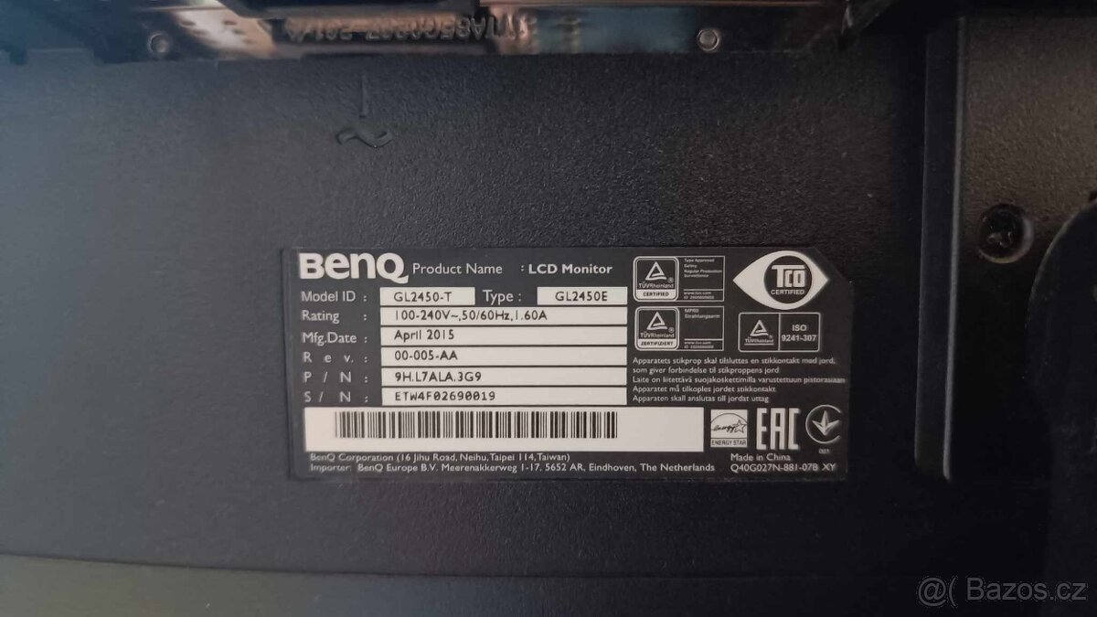 BenQ GL2450E | 24" - 2