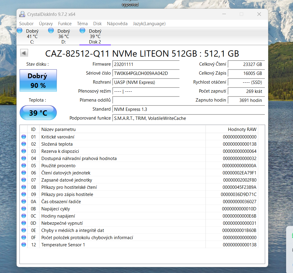 SSD NVMe Lite-on 512 Gb - 2