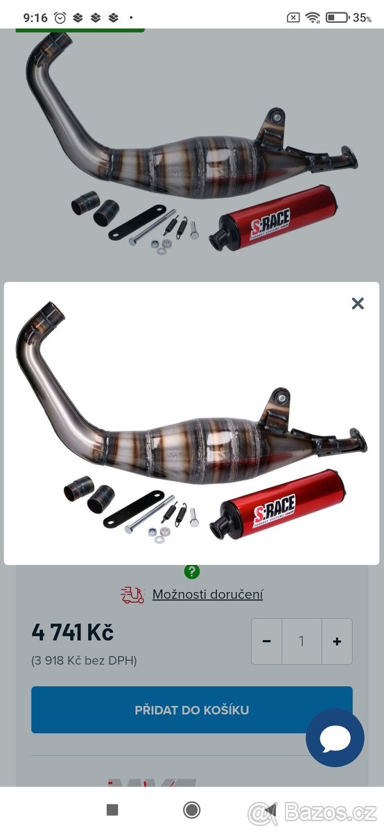 Tuning výfuk mvt s-race - 2