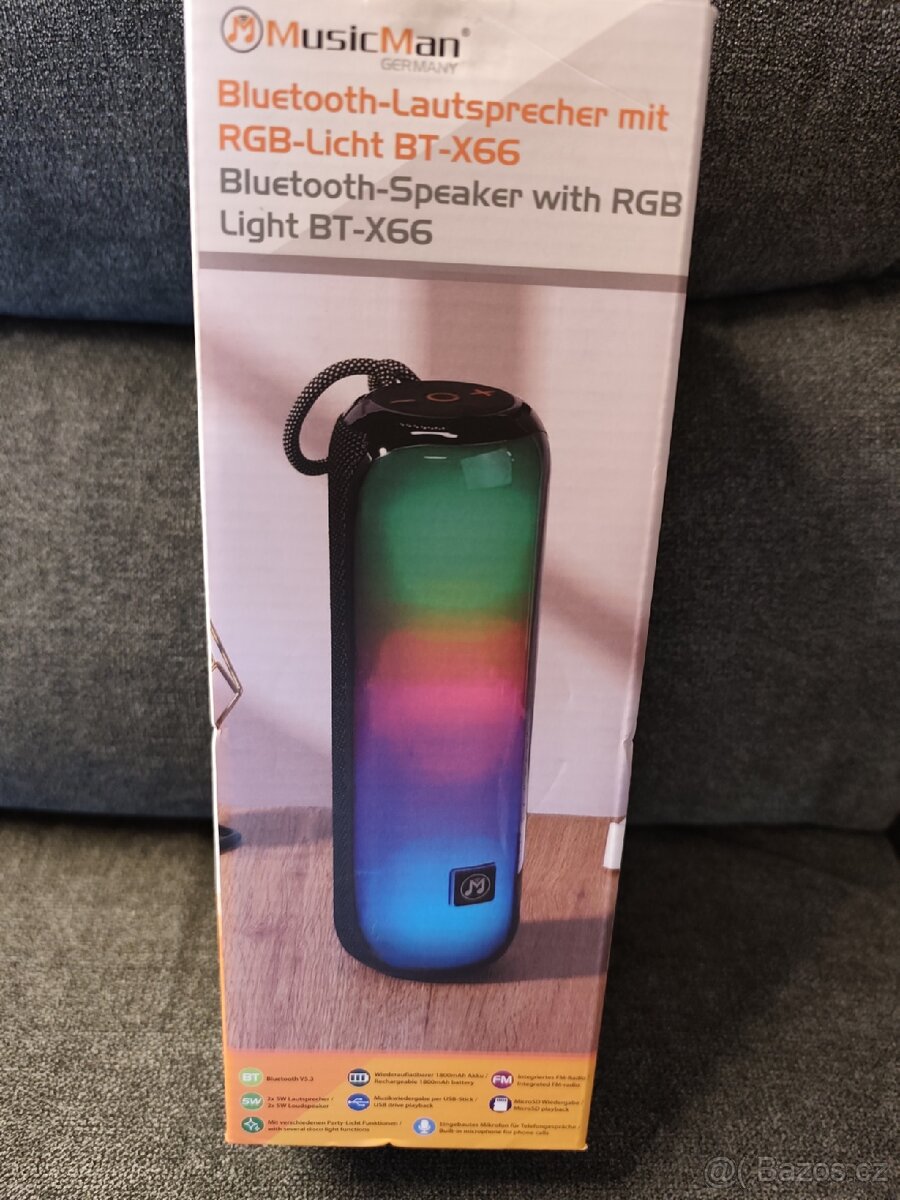 Bluetooth - Speaker with RGB - 2