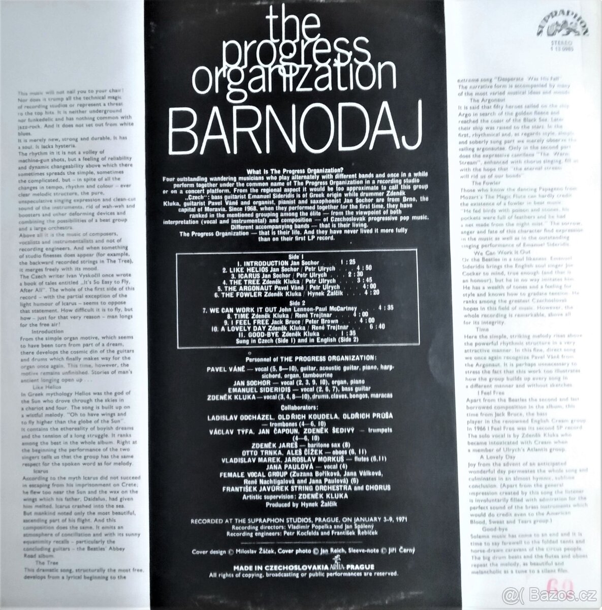 The Progress Organization – Barnodaj ( LP ) - 2