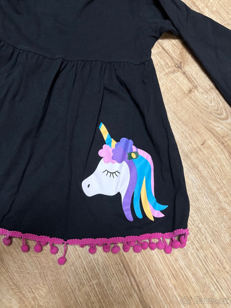 Dívčí tunika s jednorožcem, vel. 130 cm - 2