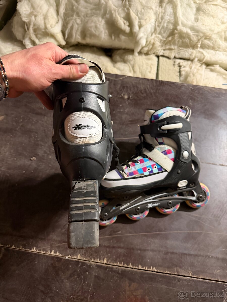 Dětské nastavitelné kolečkové brusle X-Pulse - 2