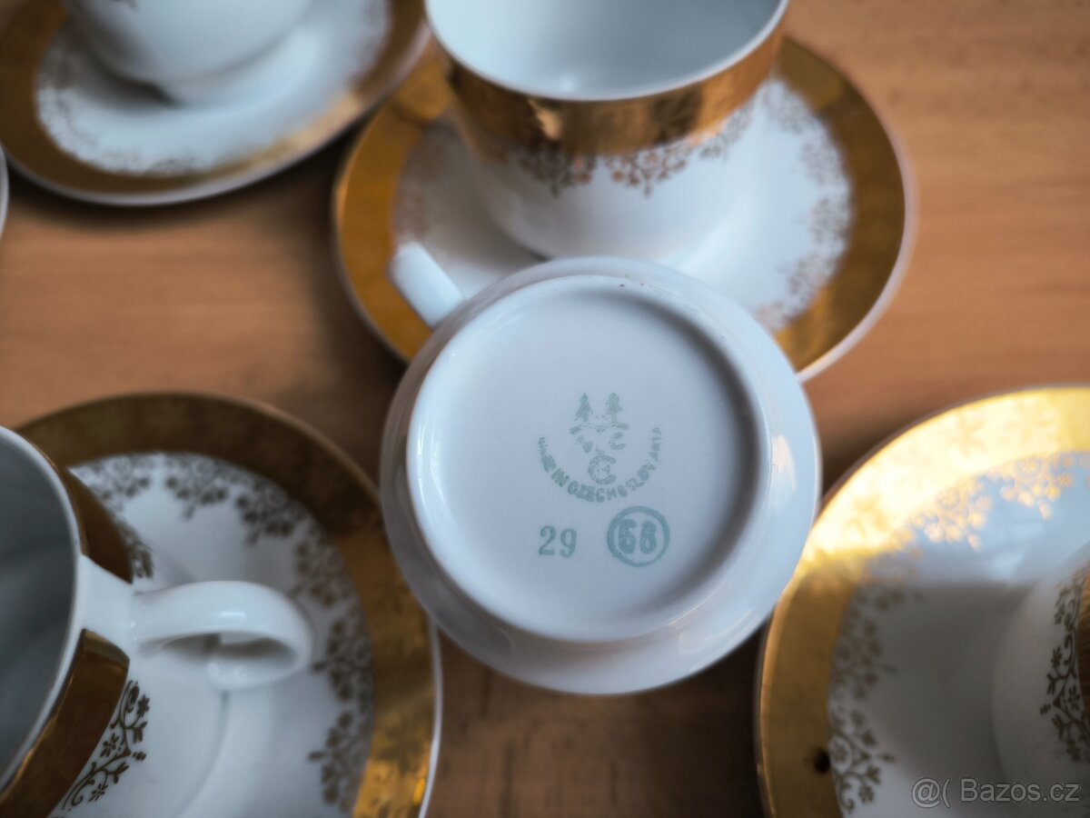 Starožitný kávový servis - 2