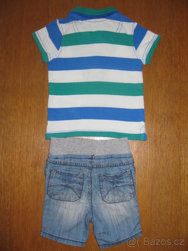 Komplet tričko s kraťasy vel.1 - 4m. - 2