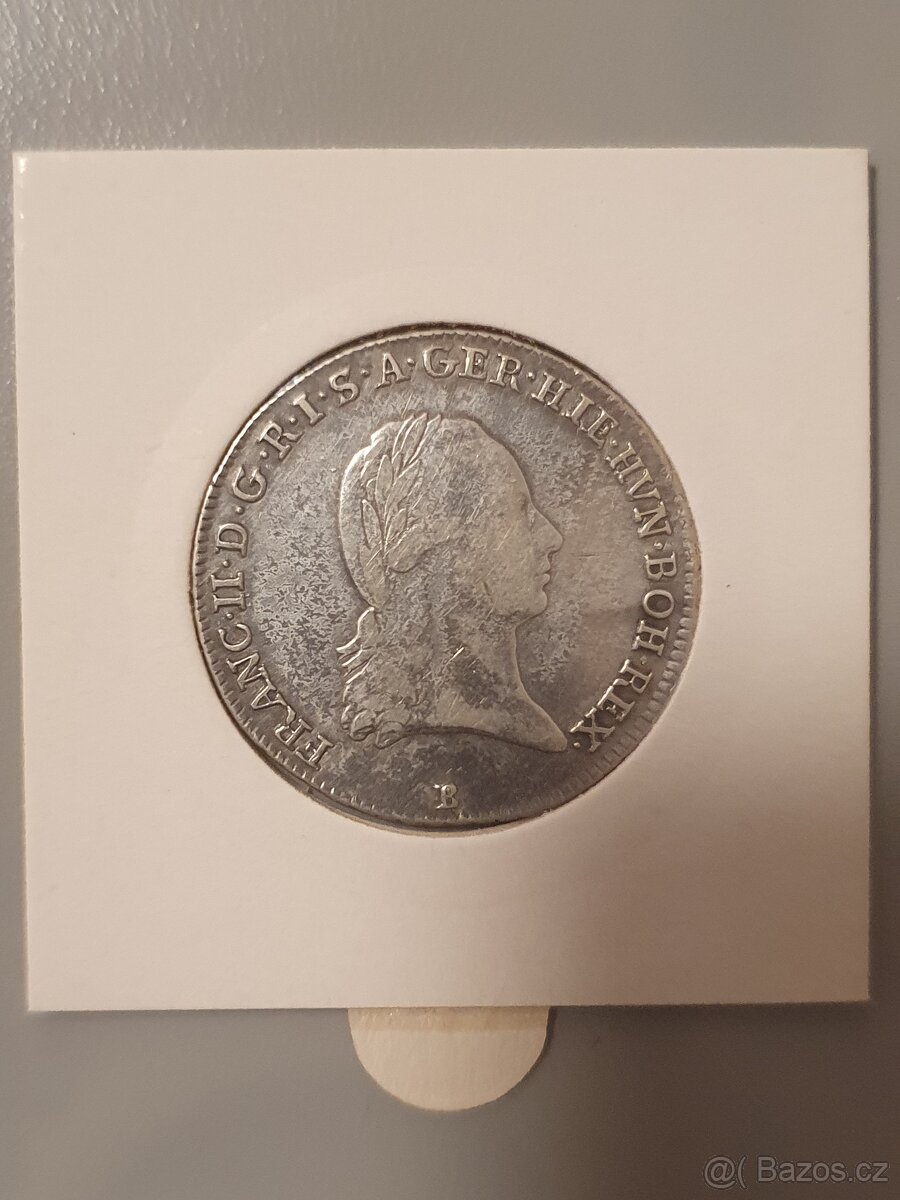 Stříbrný tolar 1793 KB - 2