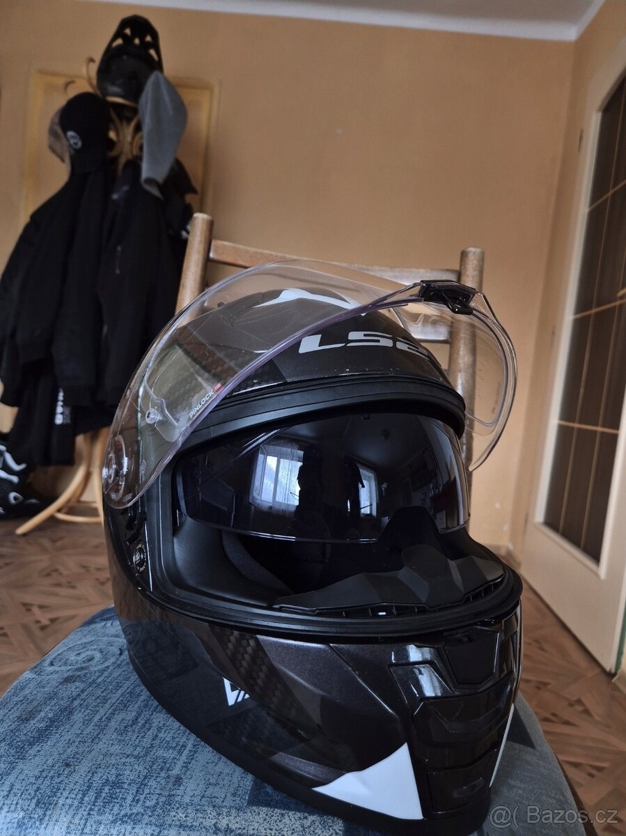 Přilba LS2 Vector II - černá carbon - 2