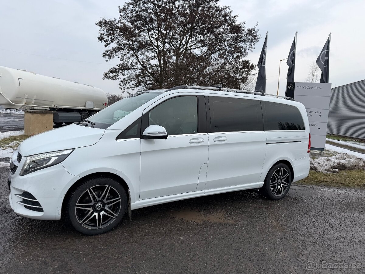 Mercedes V300d 4matic ČR naj.90 tis km 6 míst křesla - 2