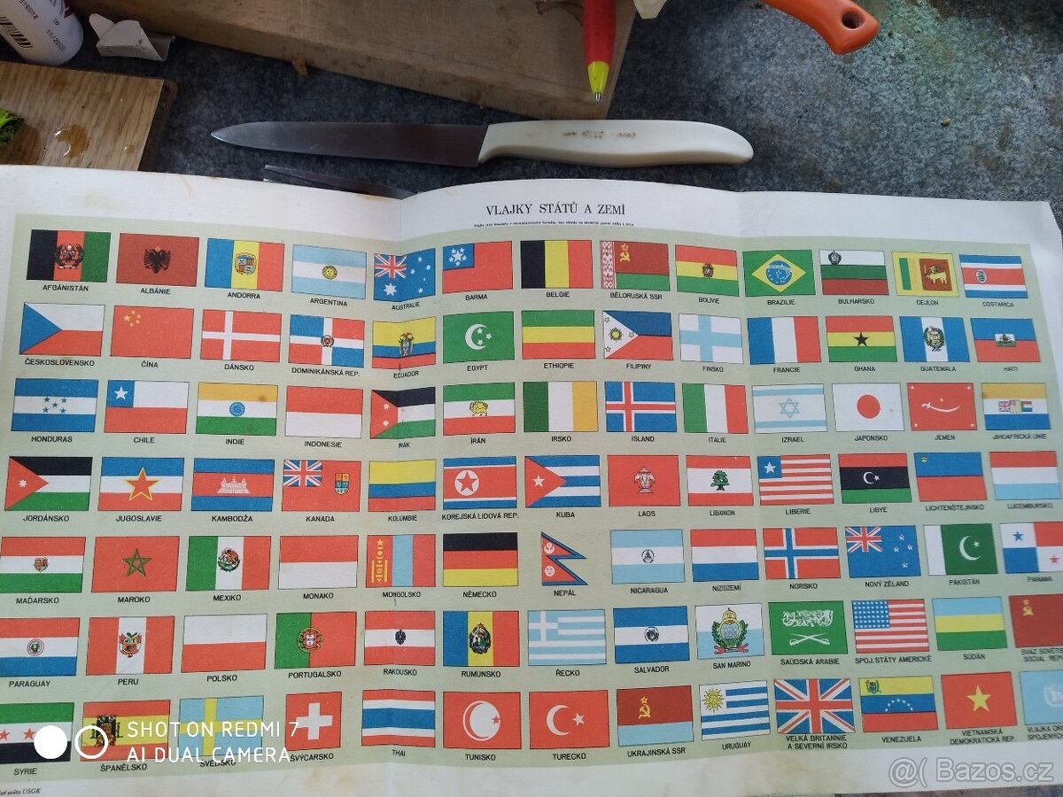 Starý atlas světa 1957 - 2