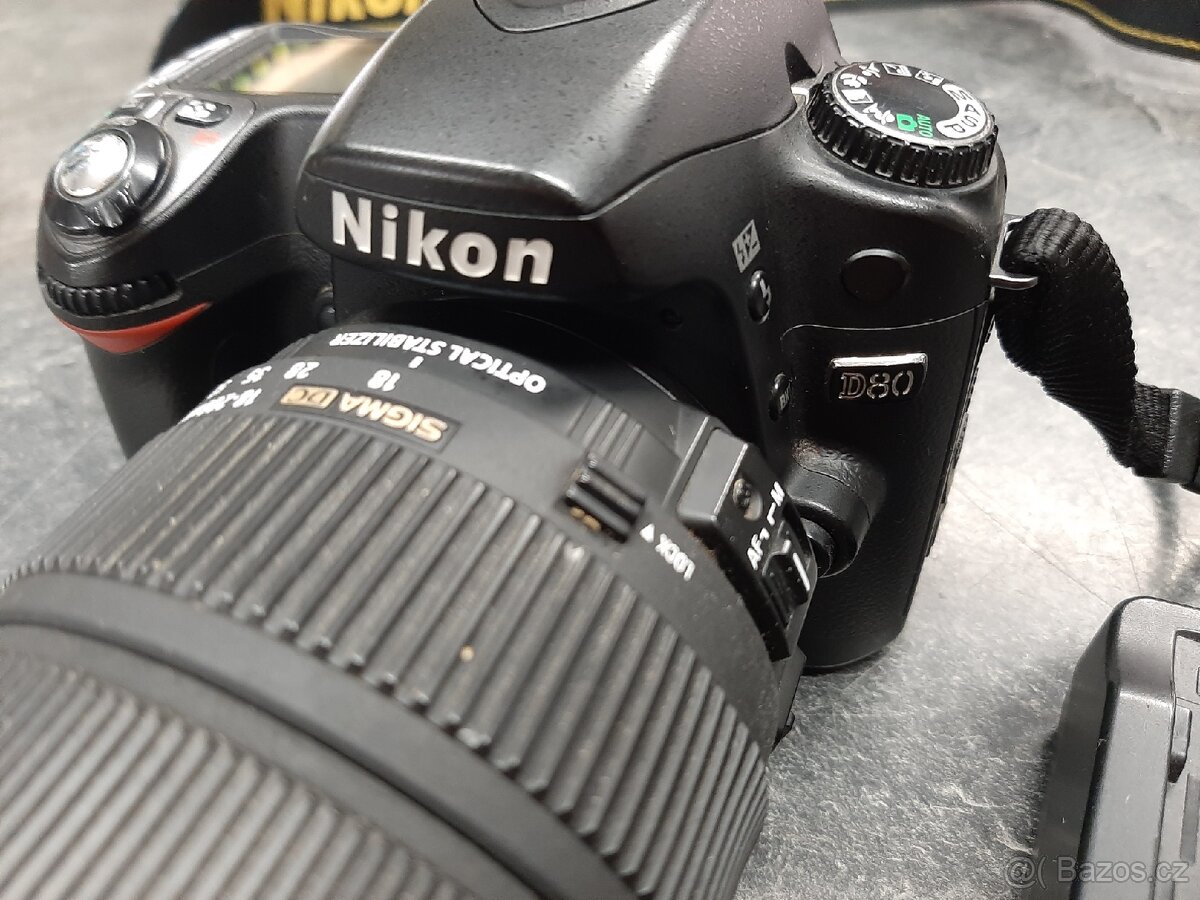 Foto Nikon d80, top stav - 2