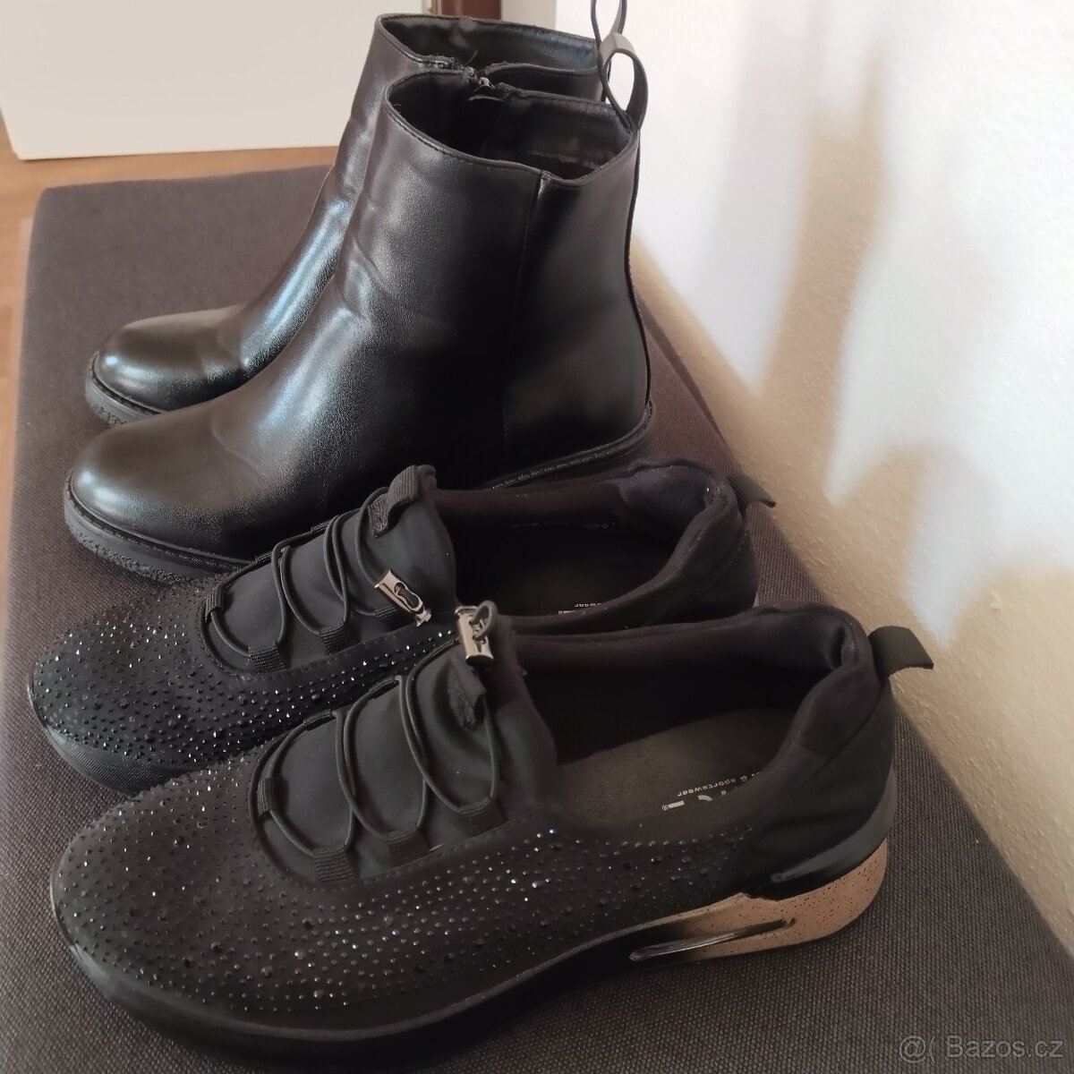 Dámské kotníčkové boty + botasky - 2