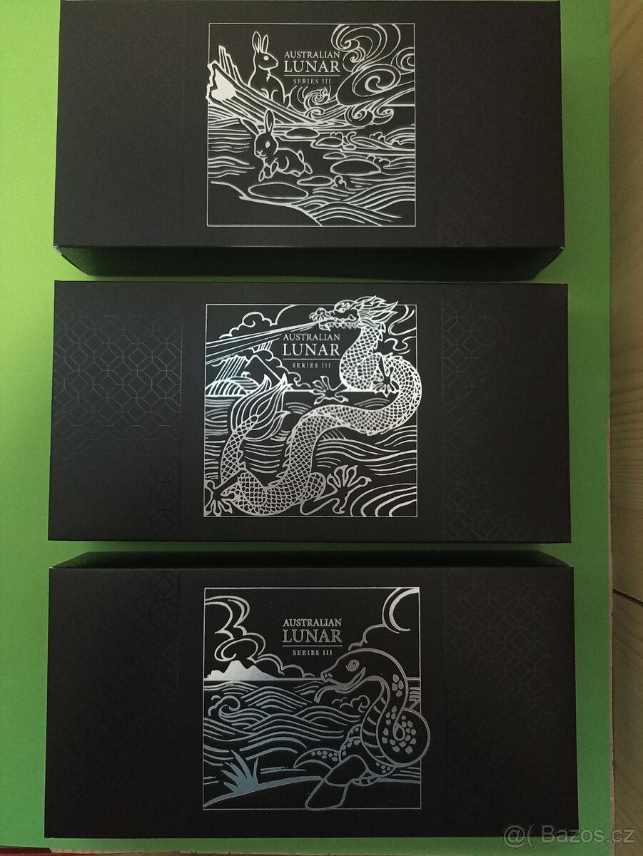 Lunarní serie 3x1oz ročník 2023 Year of the Rabbit - 2