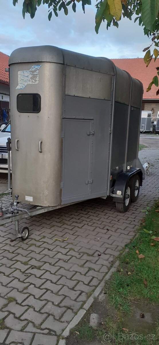 Přívěs na 2 koně IFOR WILLlAMS s přední rampou - 2