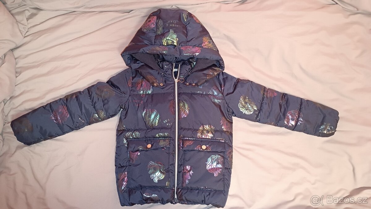 Zimní bunda H&M vel. 134 - 2