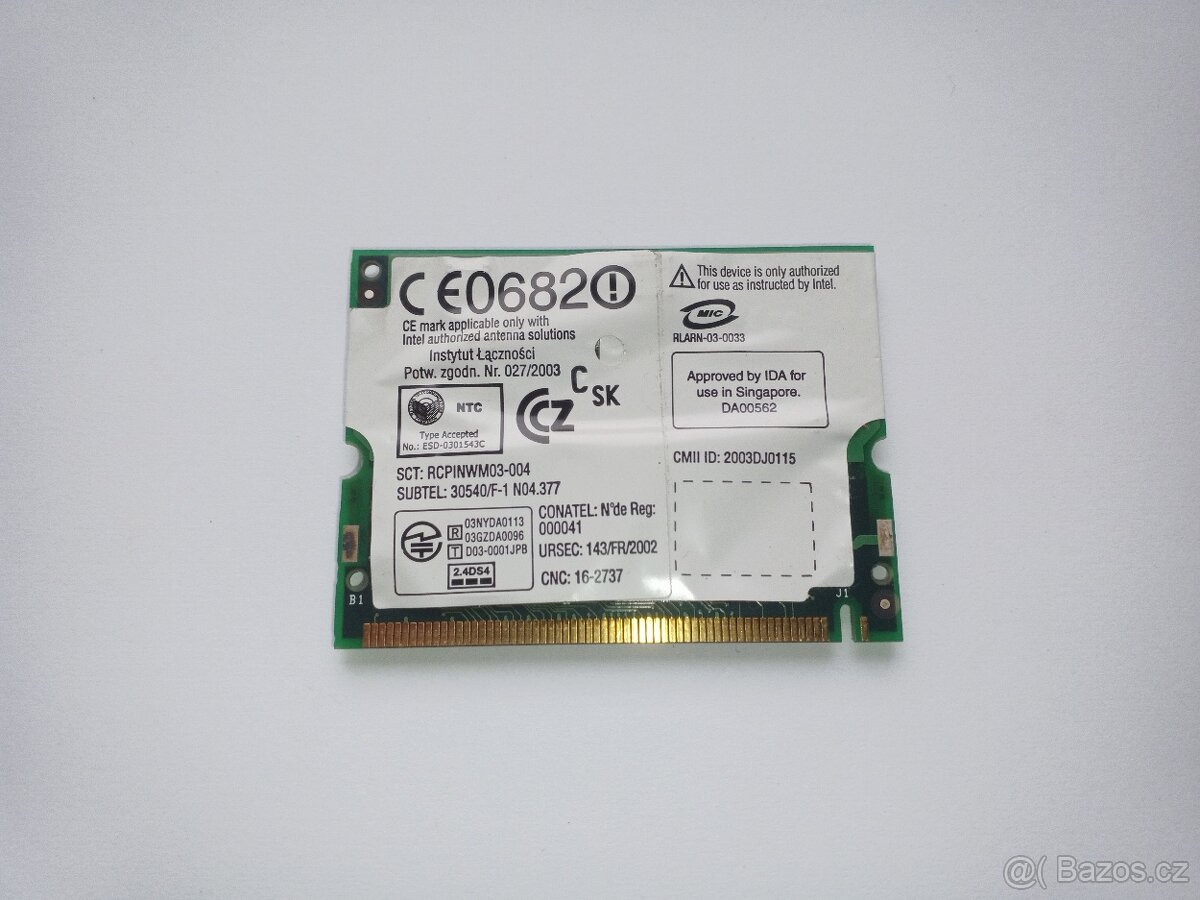Intel PRO/Wireless LAN 2100 3B Mini-PCI Adapter pro IBM - 2