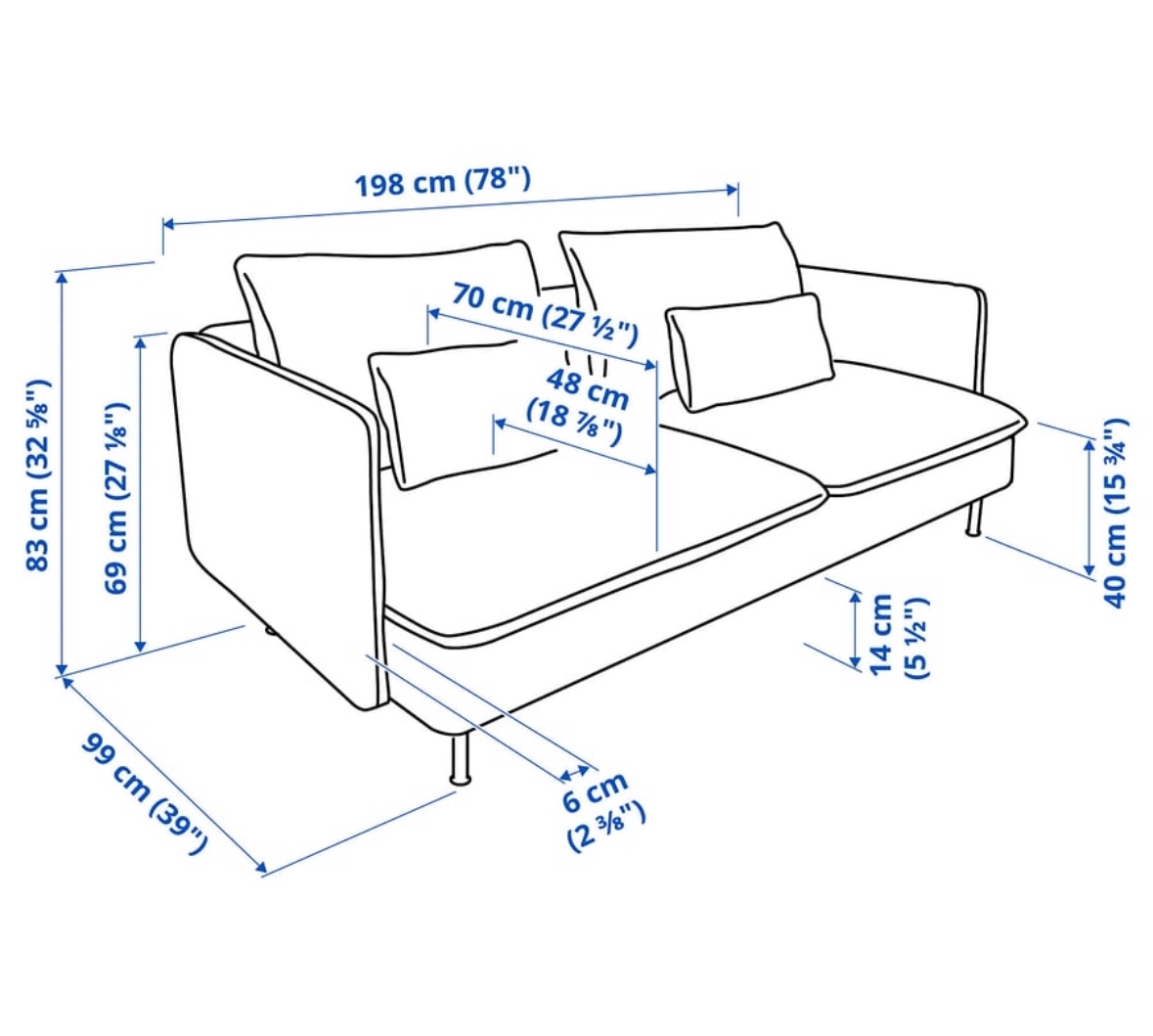 Pohovka IKEA SODERHAMN - 2