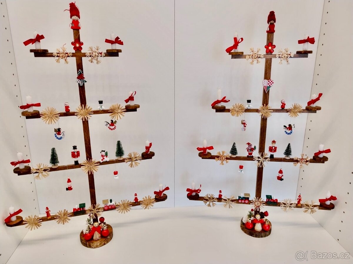 Vánoční svícen - ruční výroba - 2