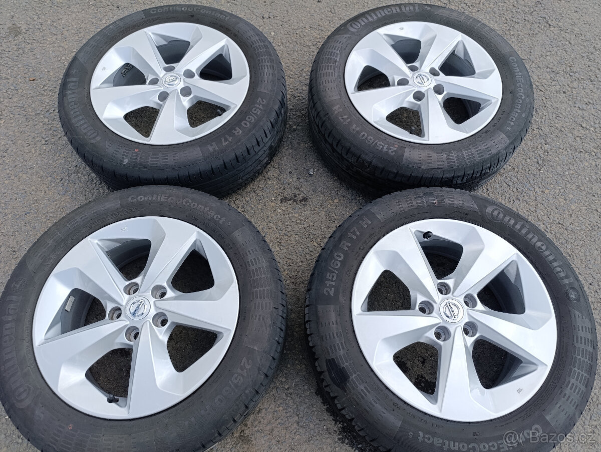 5x114,3 Nissan Qashqai 7Jx17 ET40 číslo CMS-10009/6 alu disk - 2
