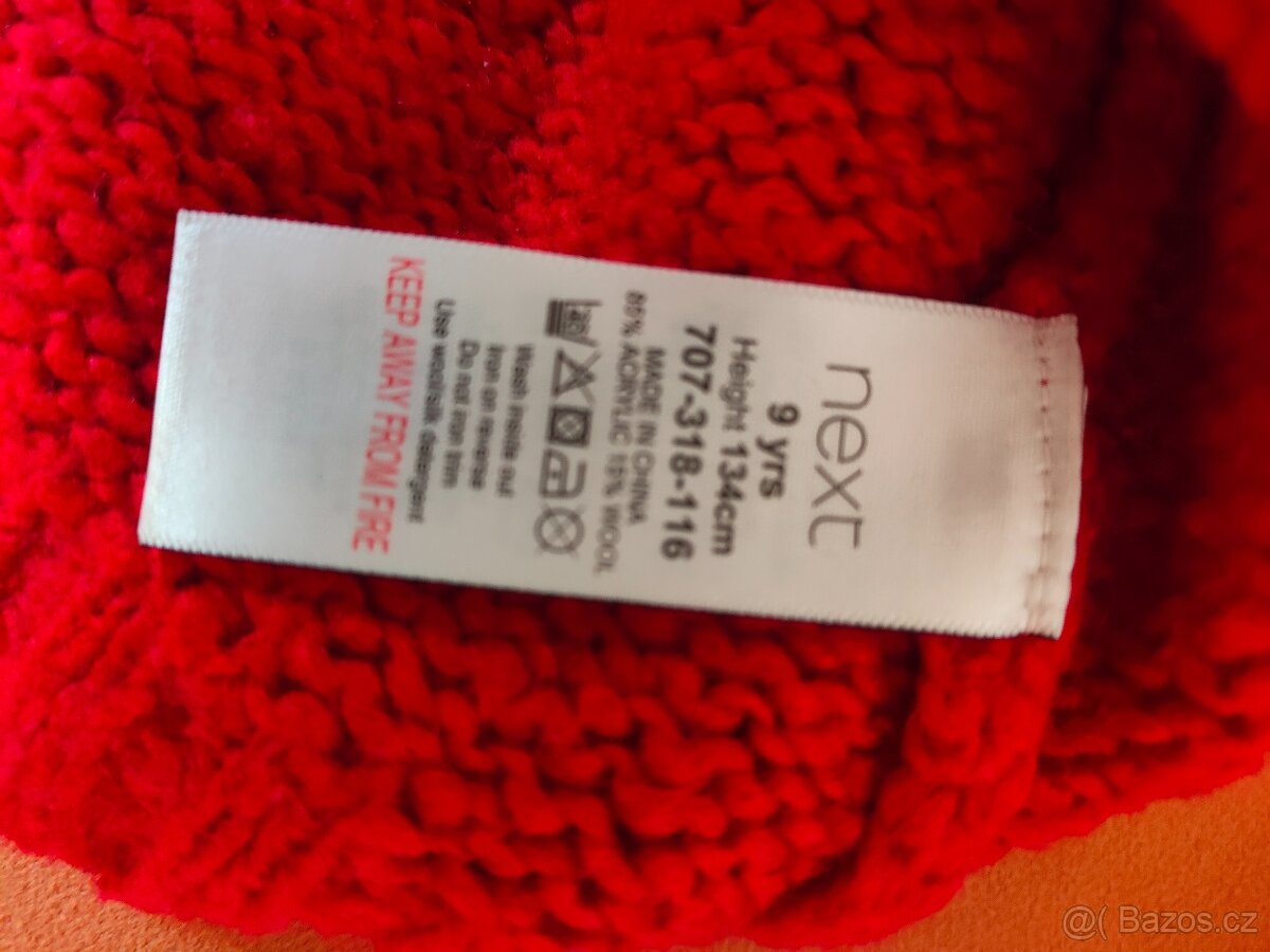 vánoční svetr Next Vel 134 cm - 2