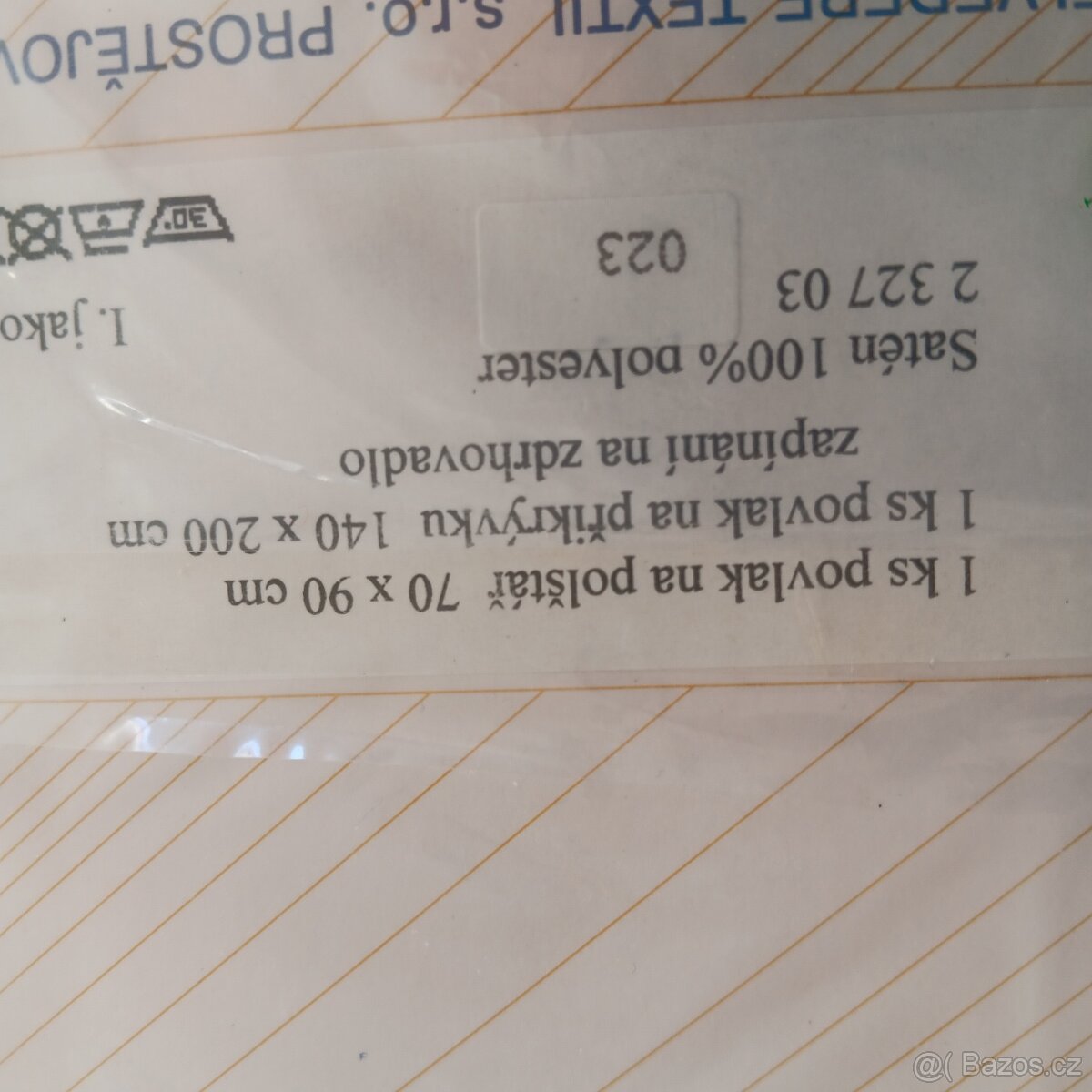 Saténové povlečení - 2