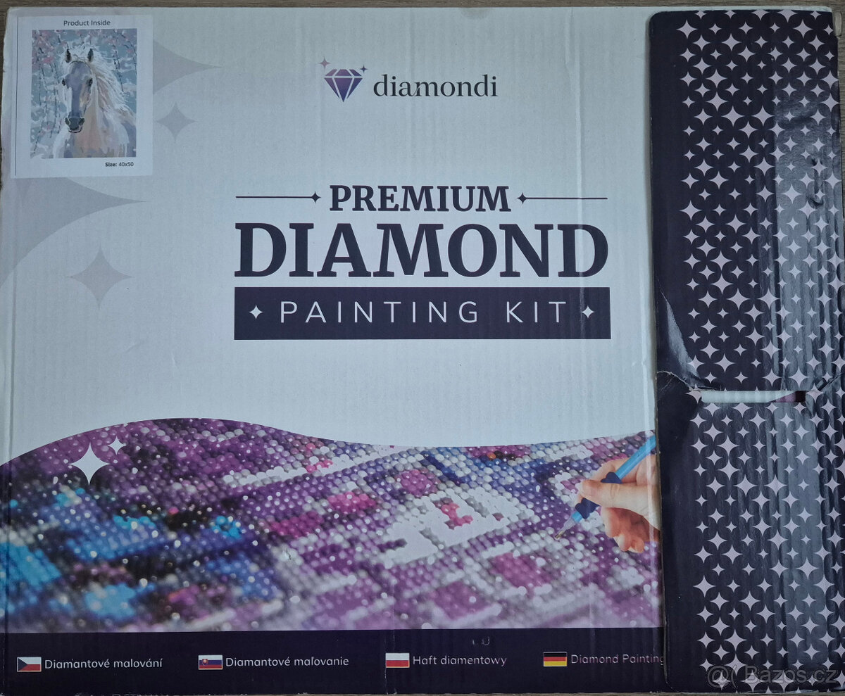 NOVÝ DIAMANTOVÝ OBRÁZEK KŮŇ - 2