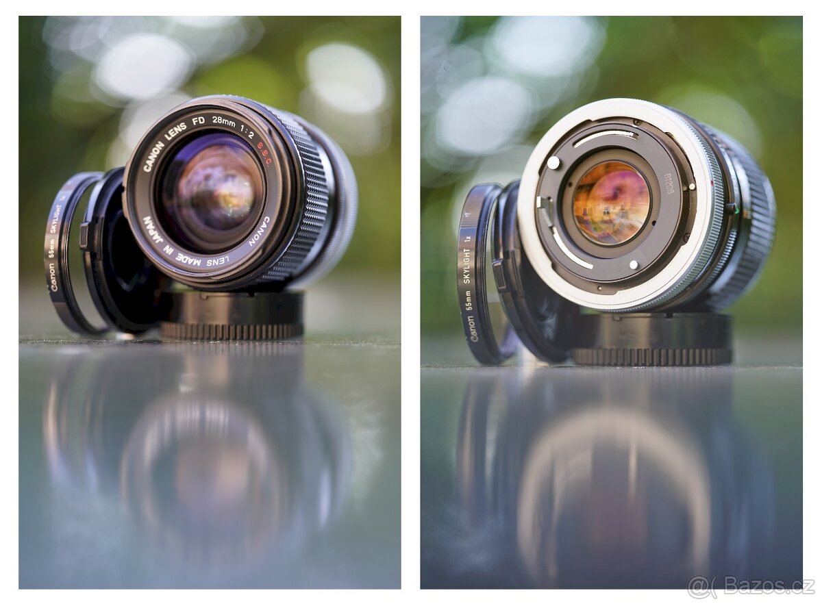 Canon FD 28mm f/2 SSC Lens pro kinofilm, digitál, videomod - 2