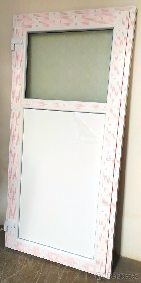 NOVÉ dveře plastové antracit nebo bílé 98x198cm - 2