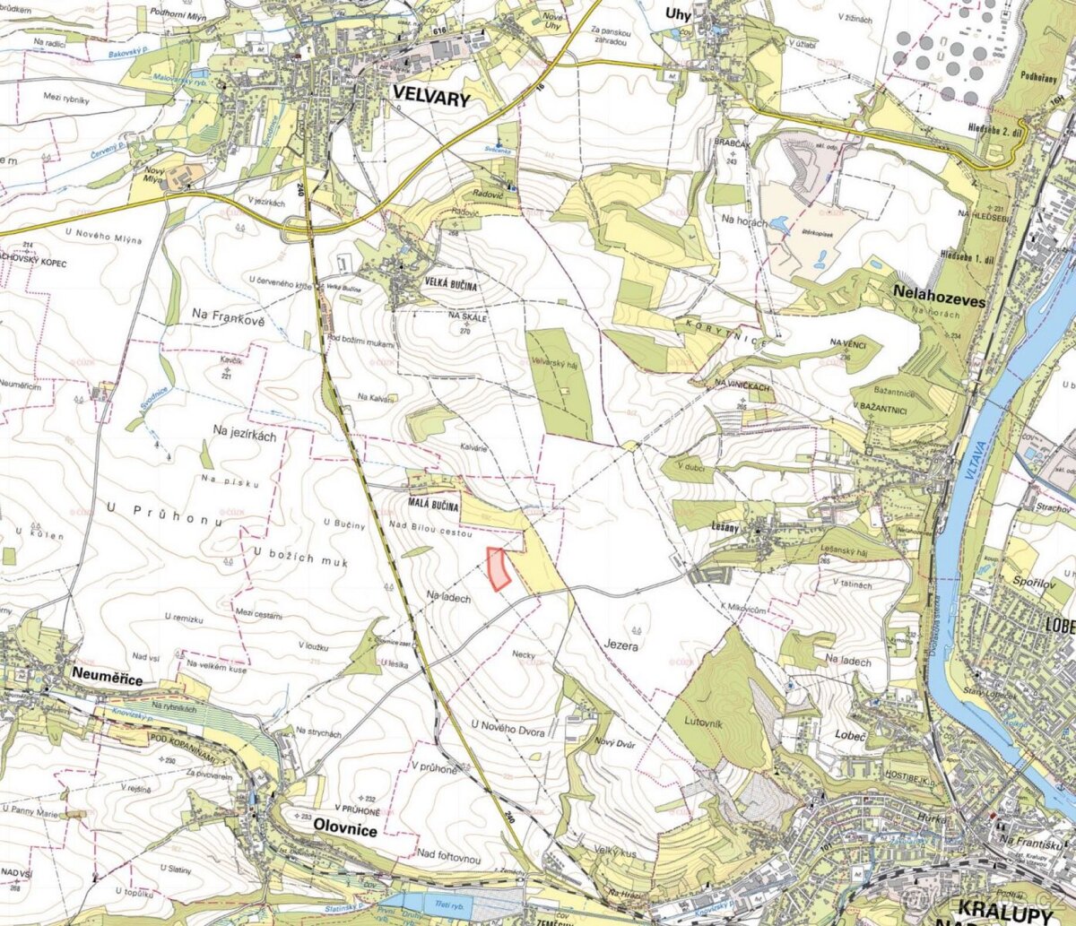 Zemědělská půda, prodej, Olovnice, Mělník - 2