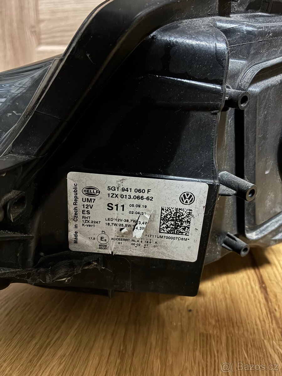 Světlomet golf gte, e-golf - 2