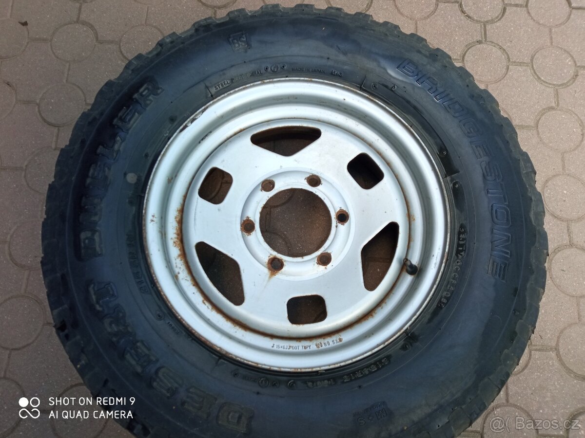 Prodám ocelový disk R15x6J 6x139.7 - 2