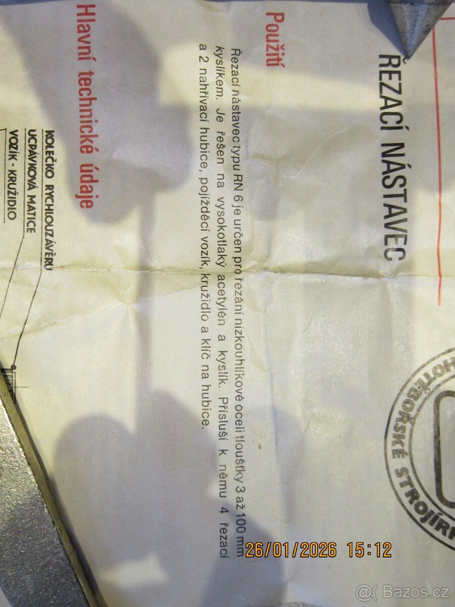 řezací nástavec RN6 - 2